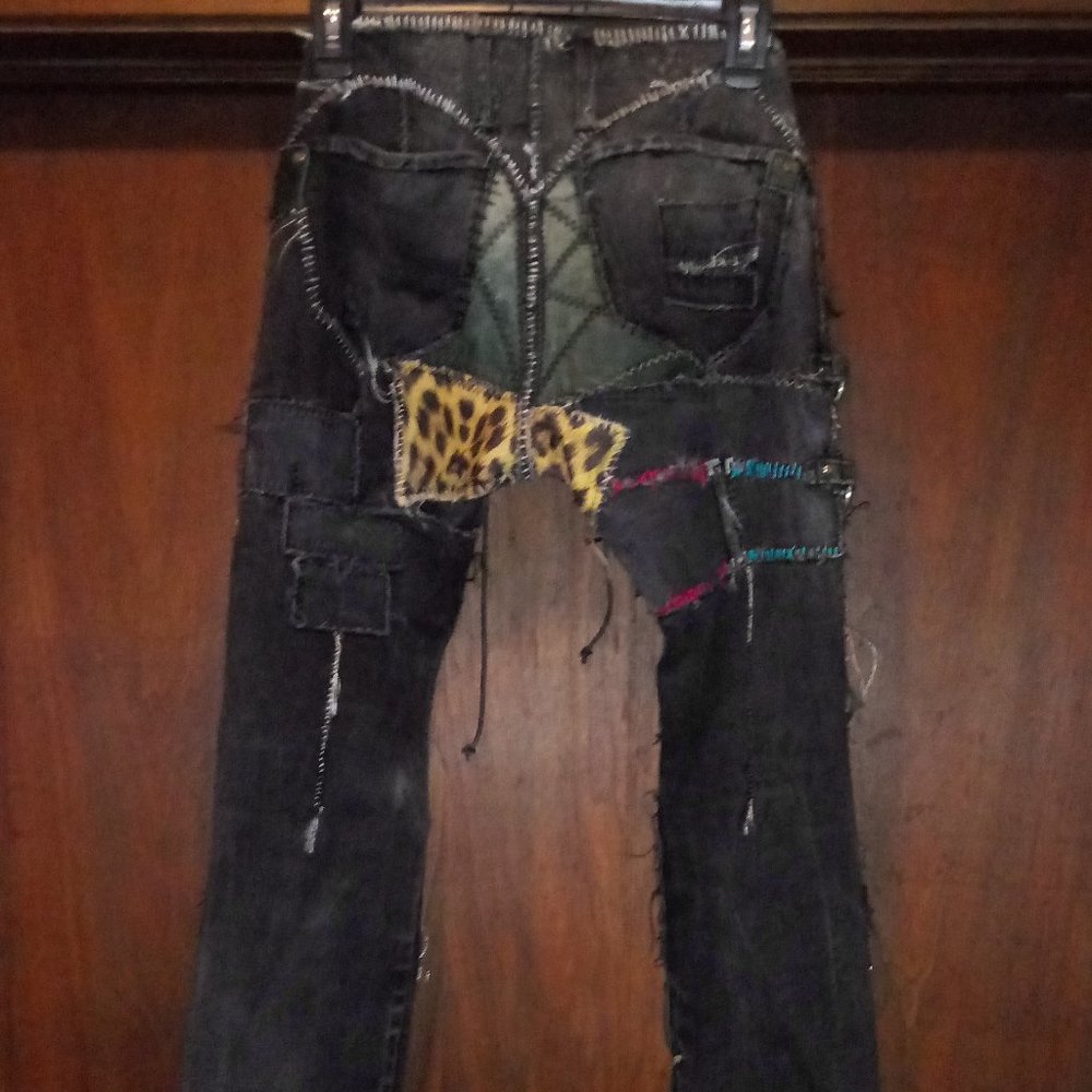 (Kat Von D's)Agatha Blois/NYC Custom Leather Pants - Picture 3 of 4